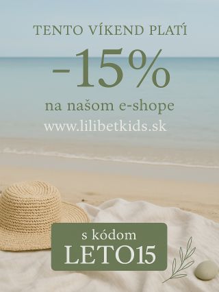 🌞LETNÝ VÍKEND = LETNÁ ZĽAVA🌞 Nečakajte na pondelok,nakupujte s výhodou už dnes☺️ Najpredávanejšie kúsky sa rýchlo míňajú –...